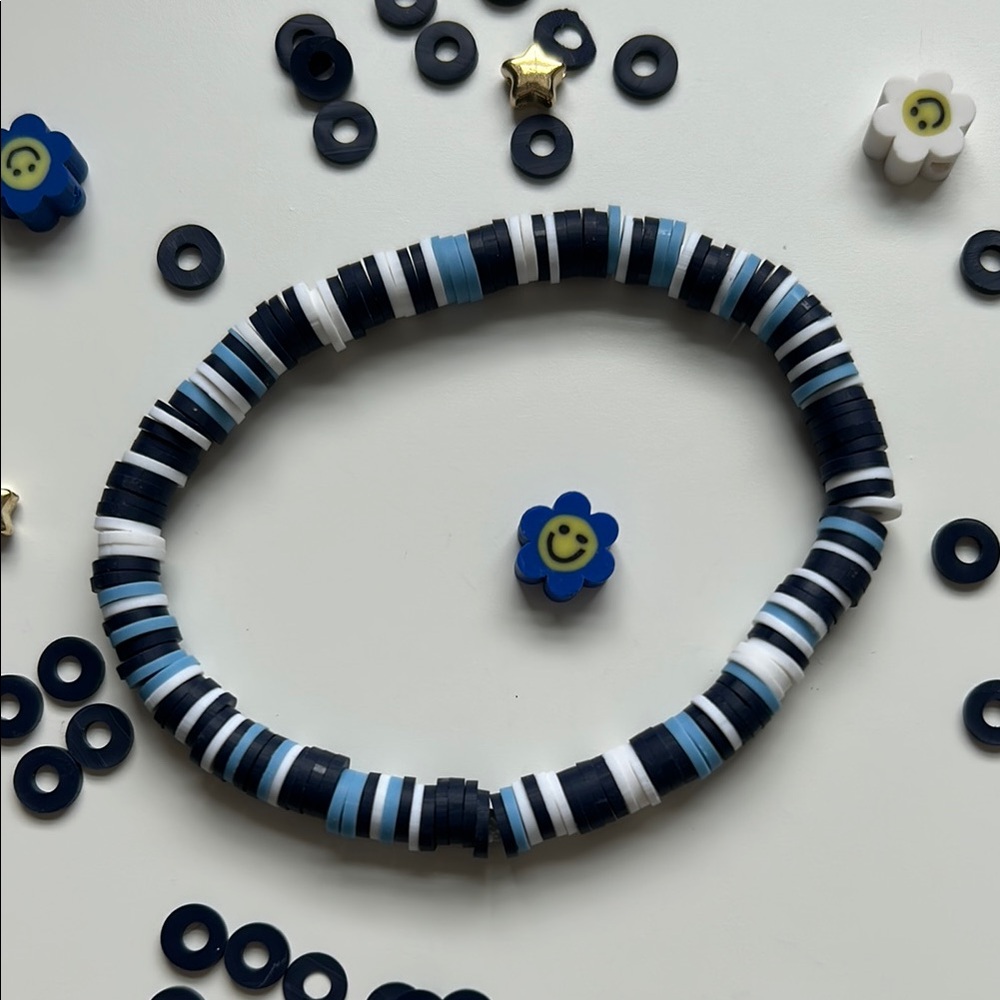 Handmade Clay beaded bracelet